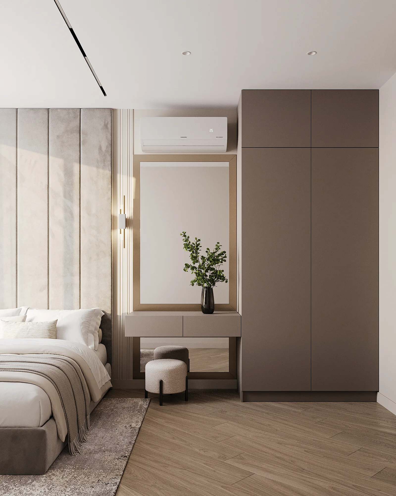 2-bedroom condo, 45 sqm