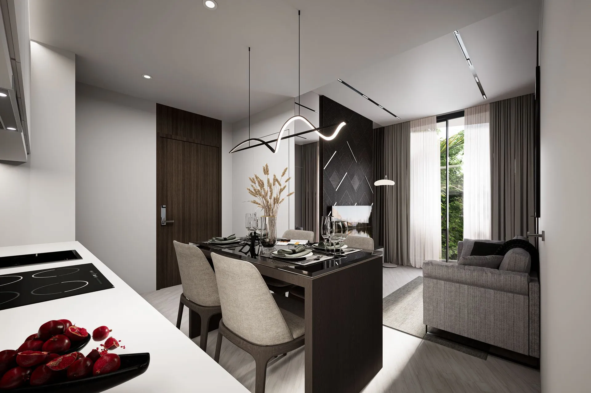 3-bedroom condo, 70 sqm