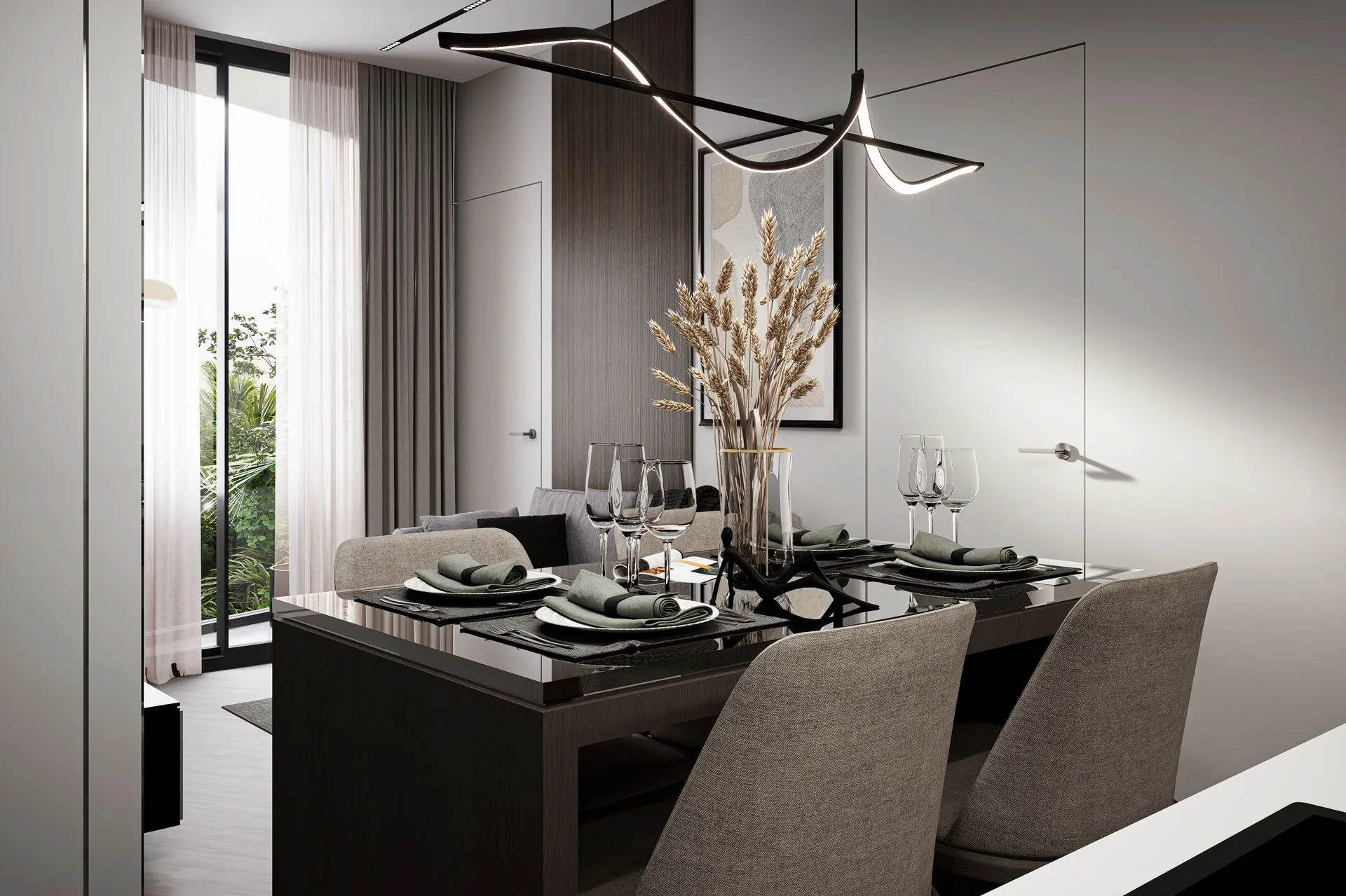 3-bedroom condo, 70 sqm