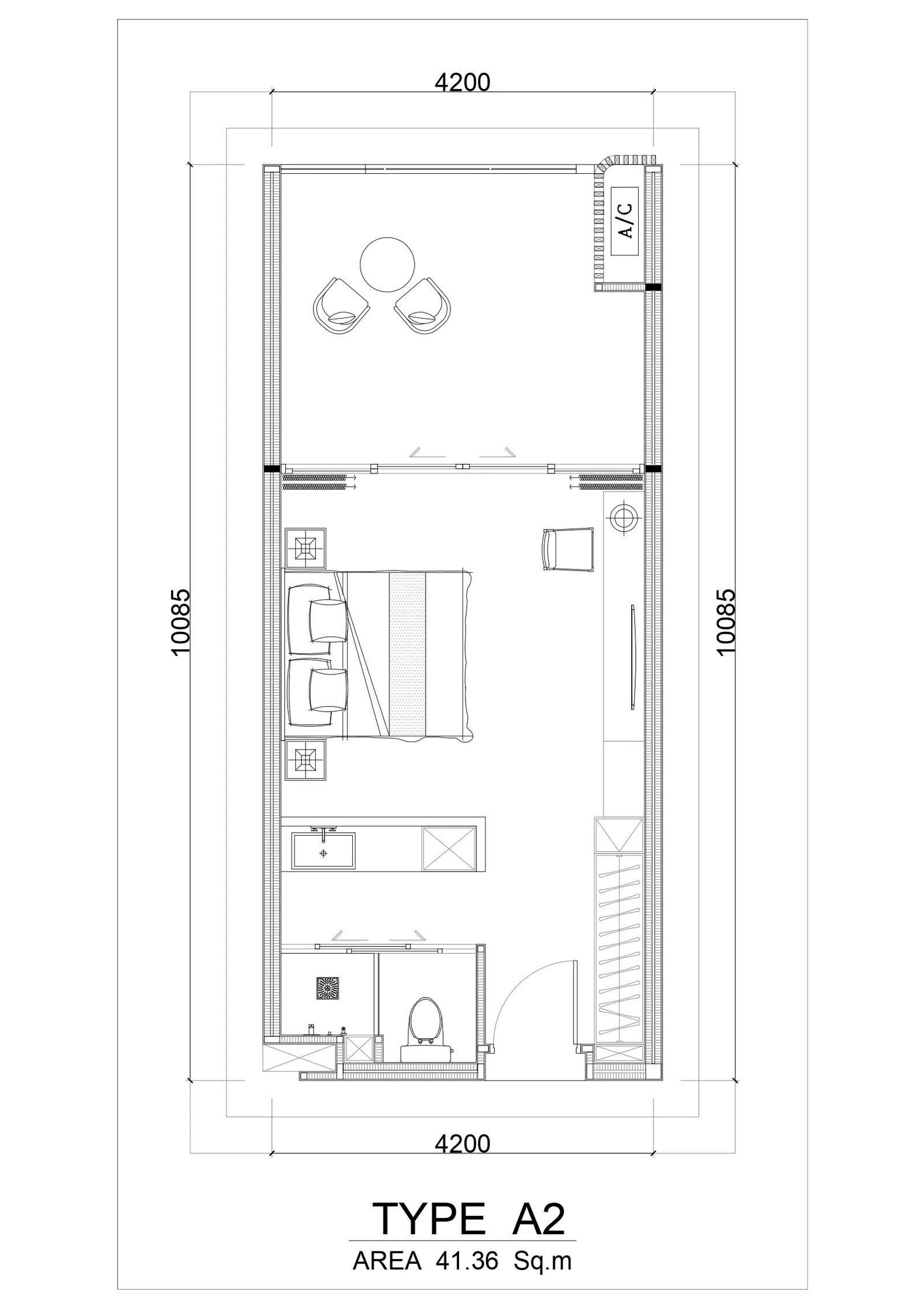 Studio, 30 sqm