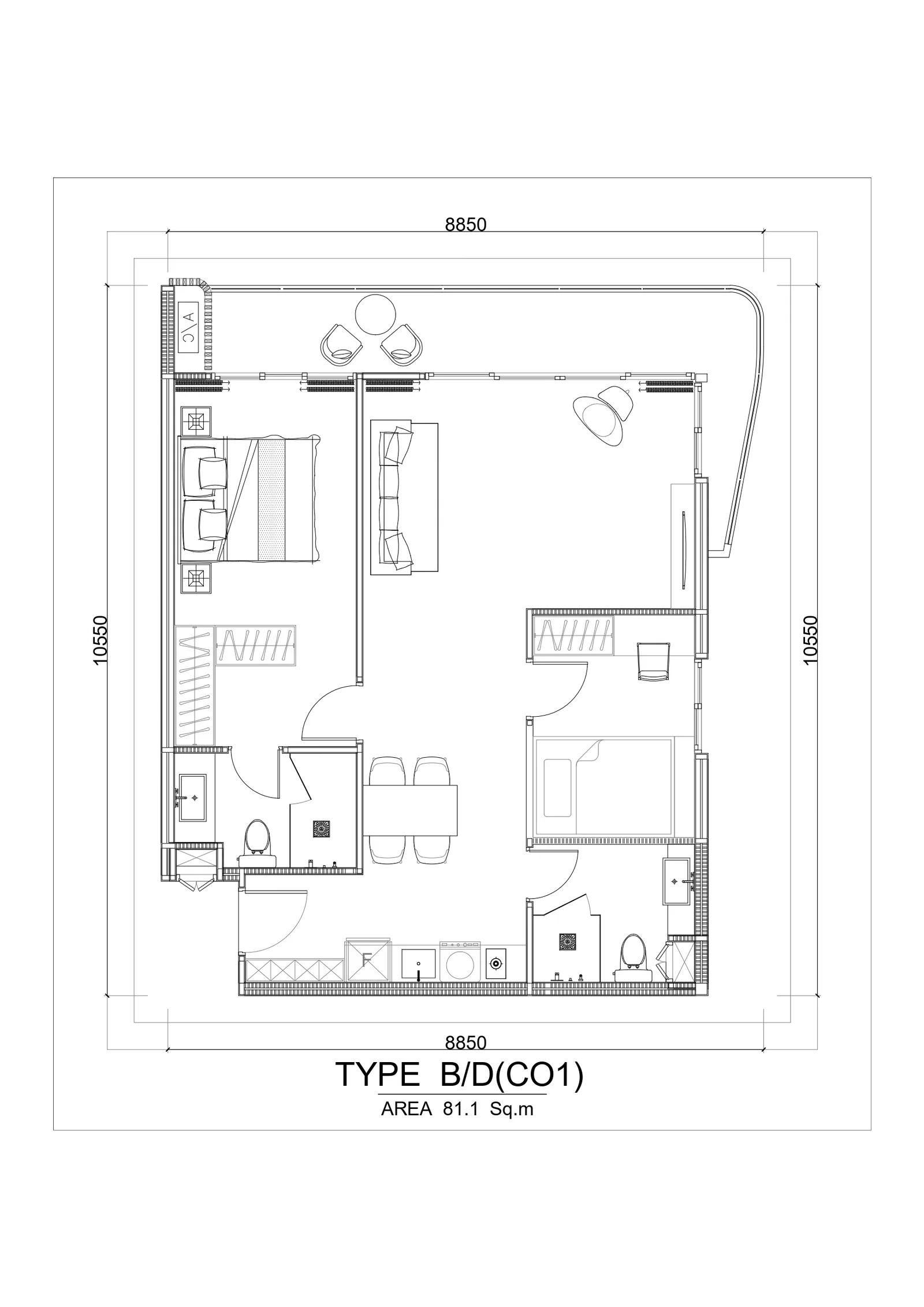Studio, 30 sqm