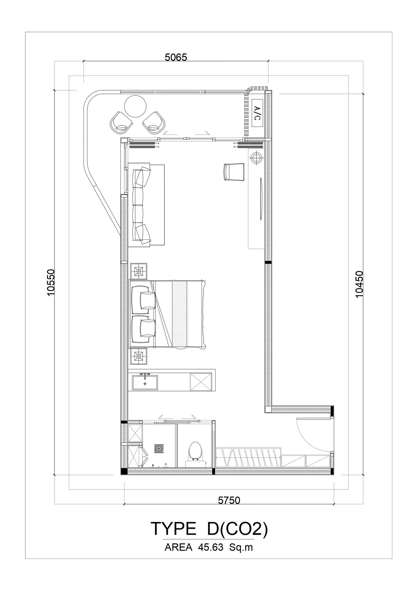 Studio, 30 sqm