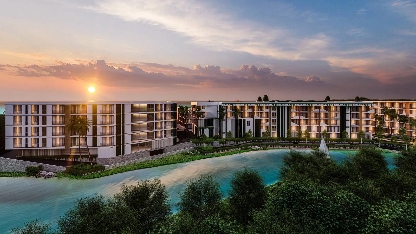 2-bedroom condo, 59 sqm
