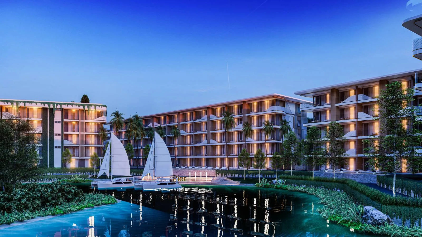 2-bedroom condo, 59 sqm