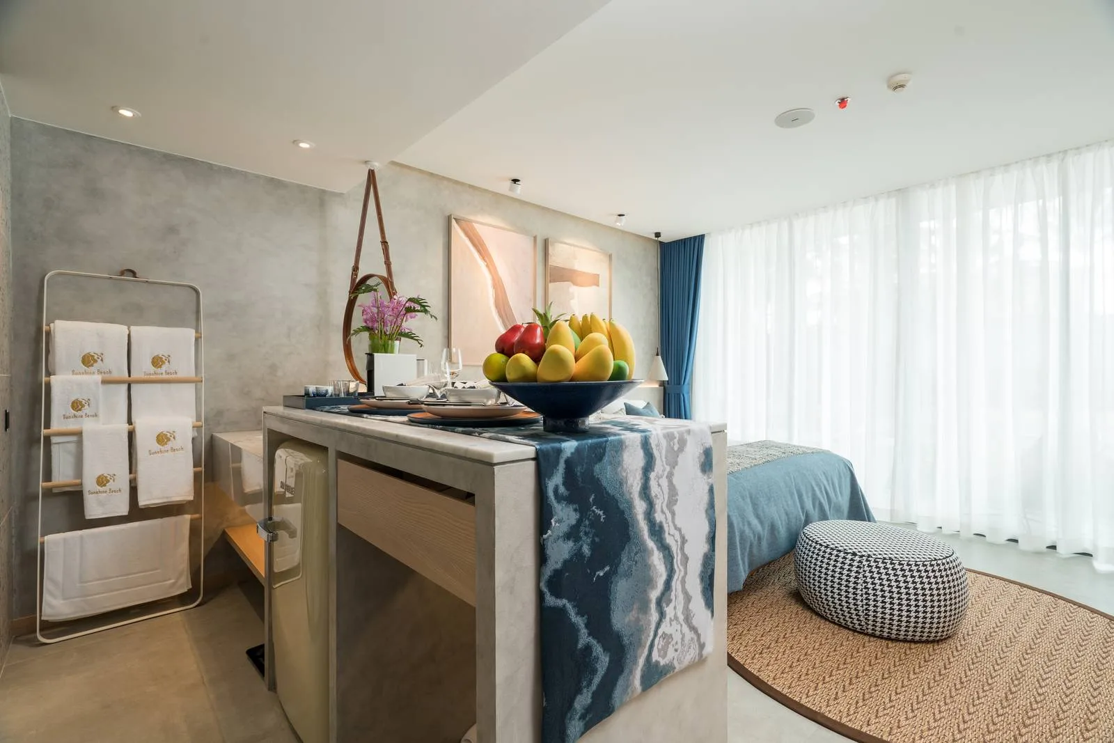 2-bedroom condo, 59 sqm
