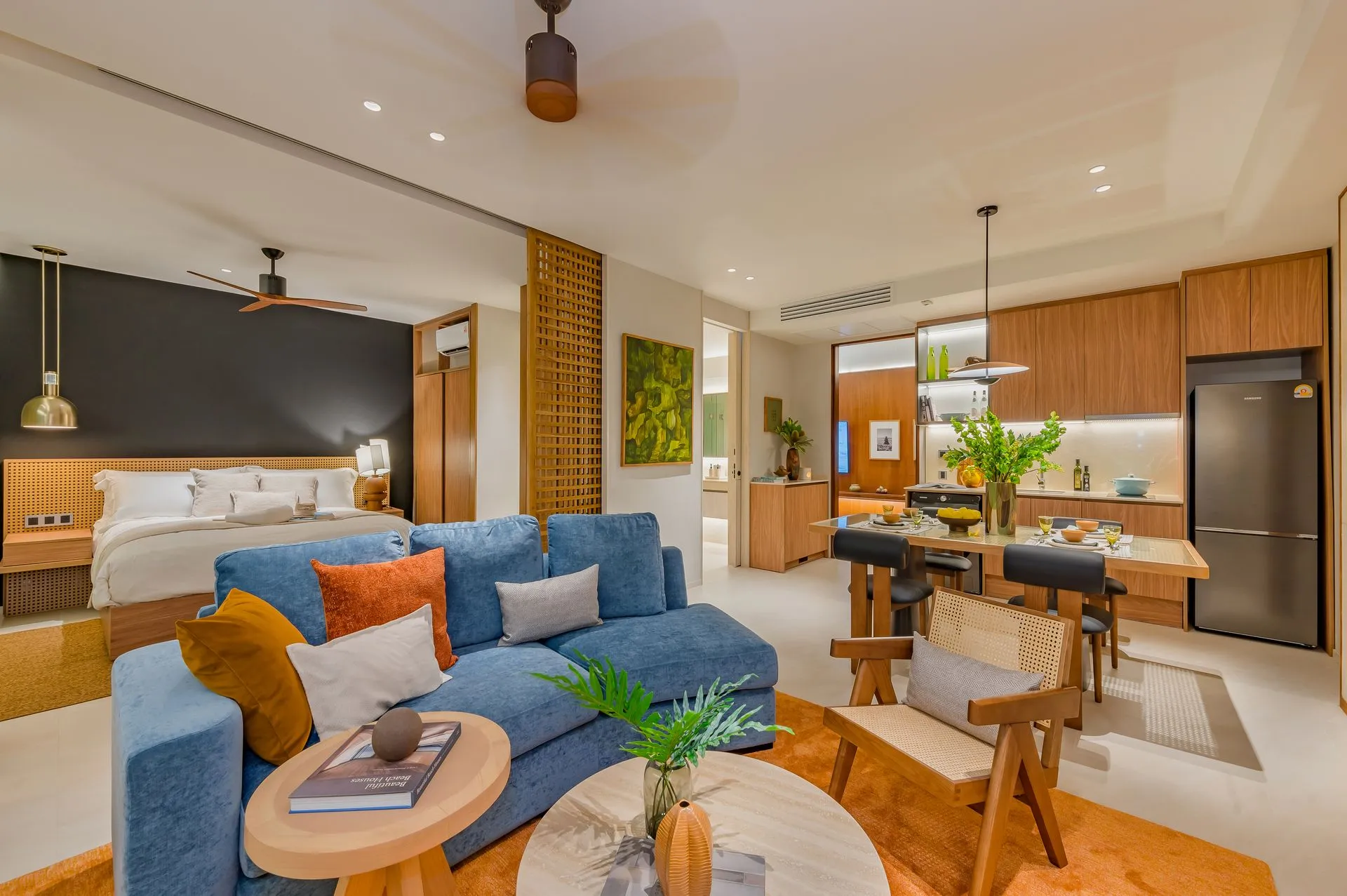 1-bedroom condo, 60 sqm