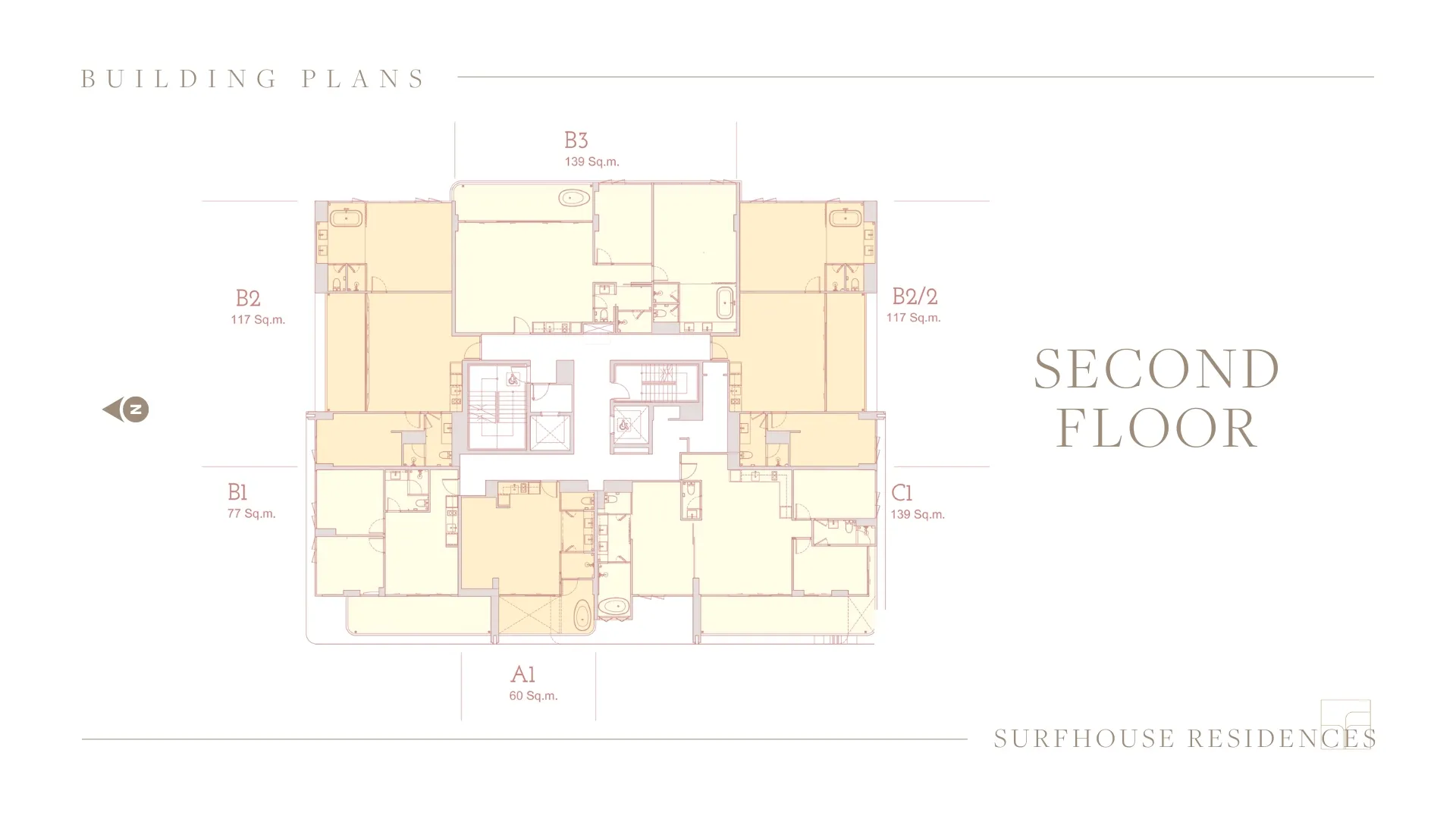 3-bedroom condo, 139 sqm