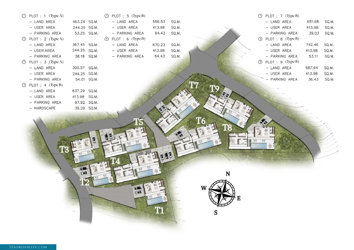 2-bedroom villa, 244 sqm