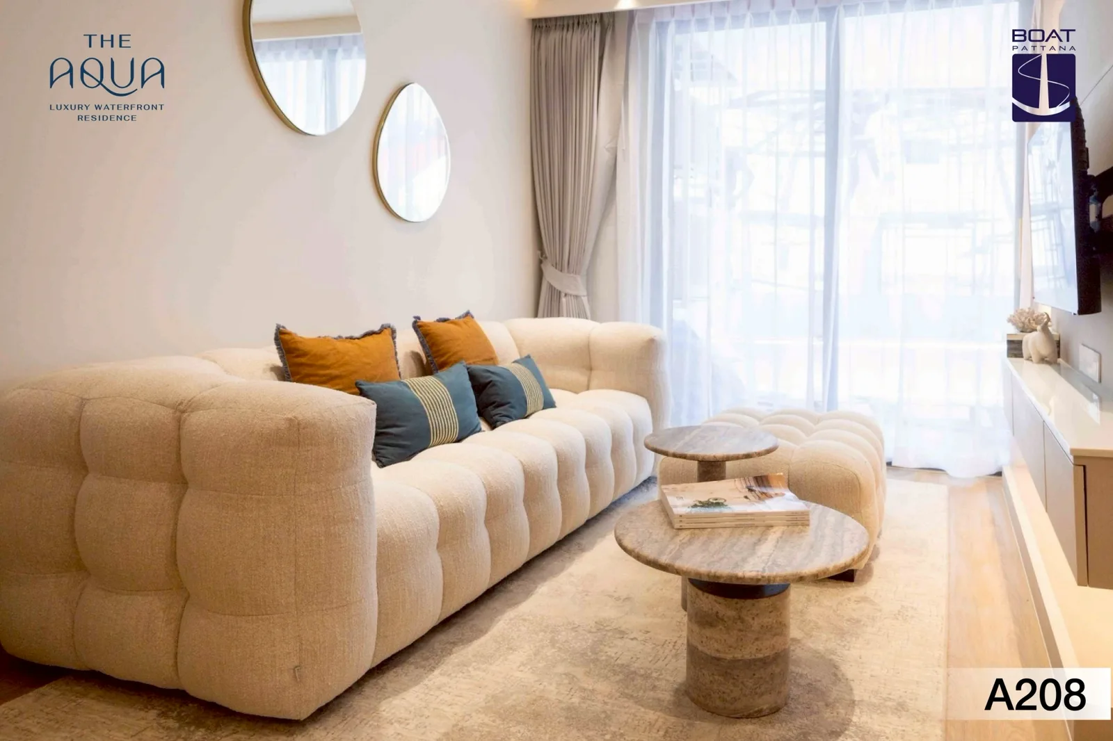 1-bedroom condo, 48 sqm