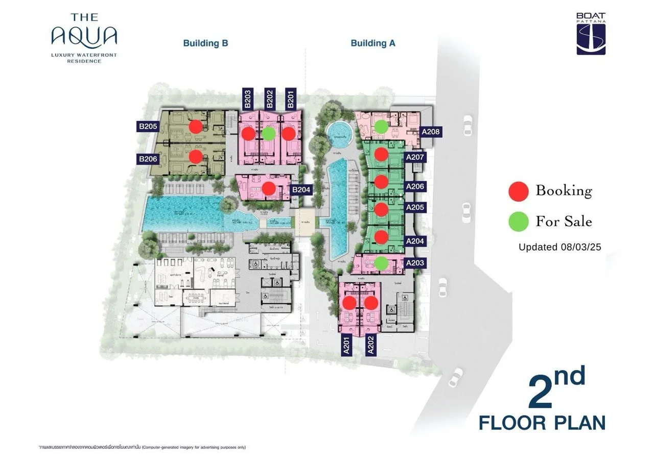 1-bedroom condo, 48 sqm