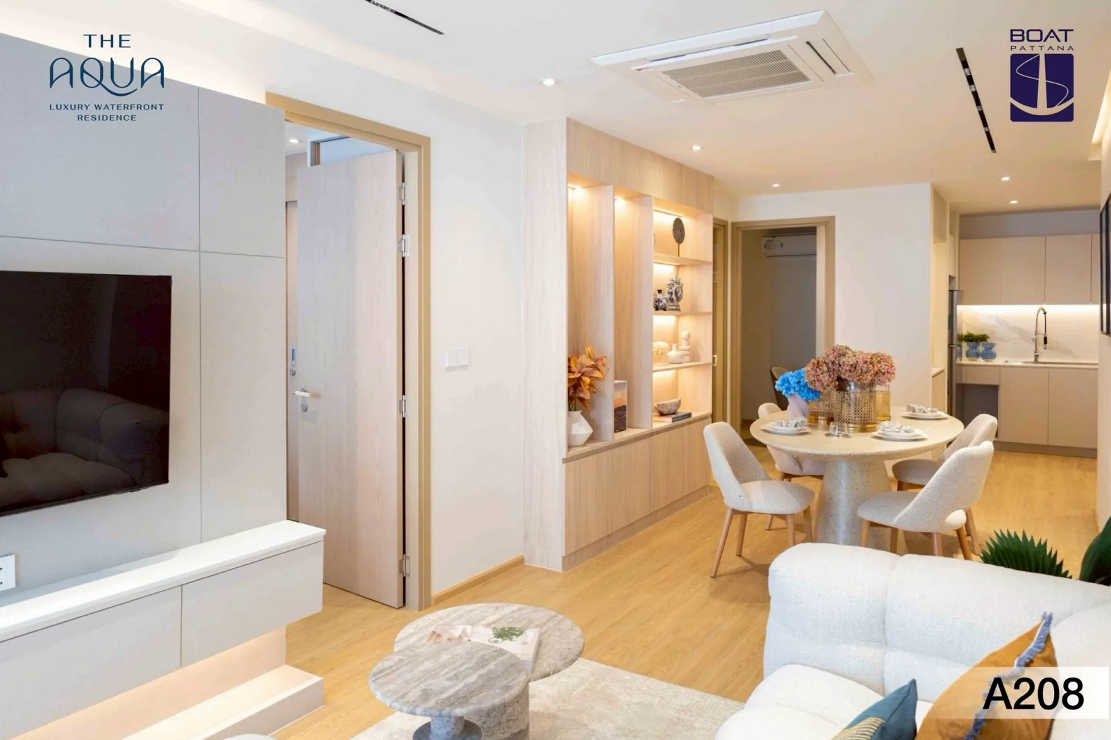 1-bedroom condo, 48 sqm