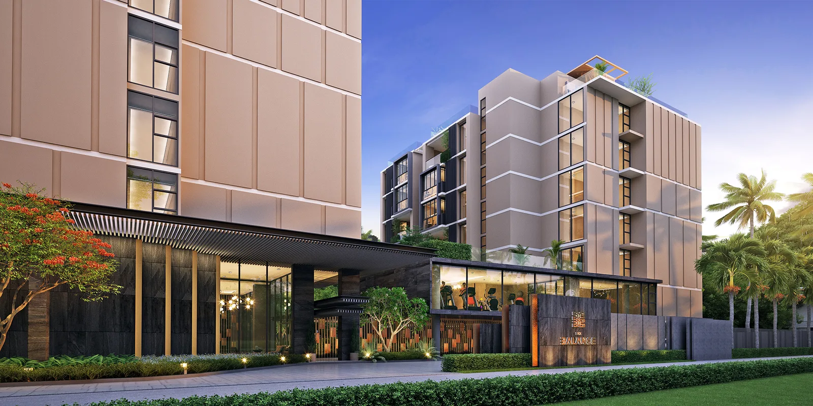 1-bedroom condo, 38 sqm