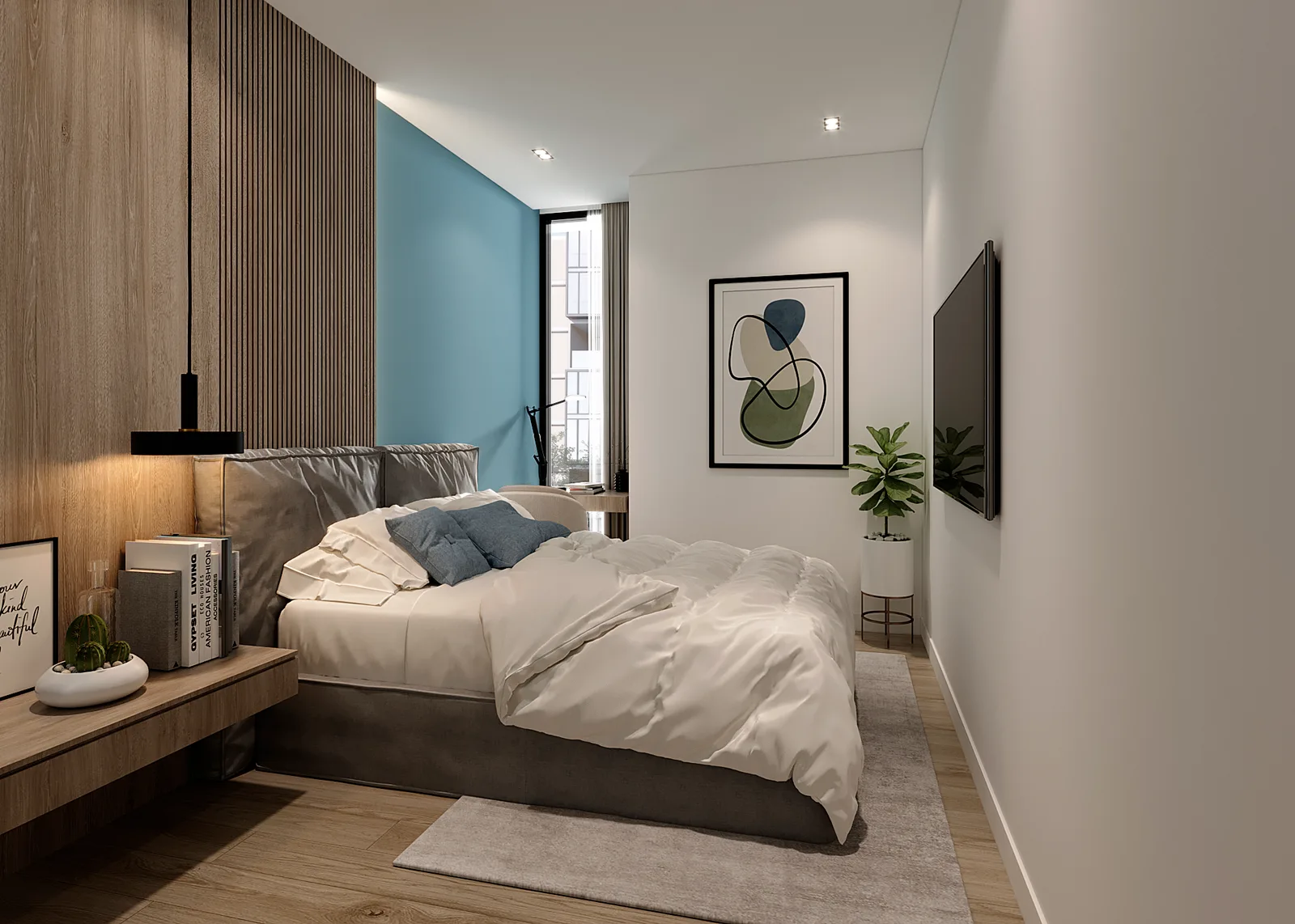 1-bedroom condo, 38 sqm