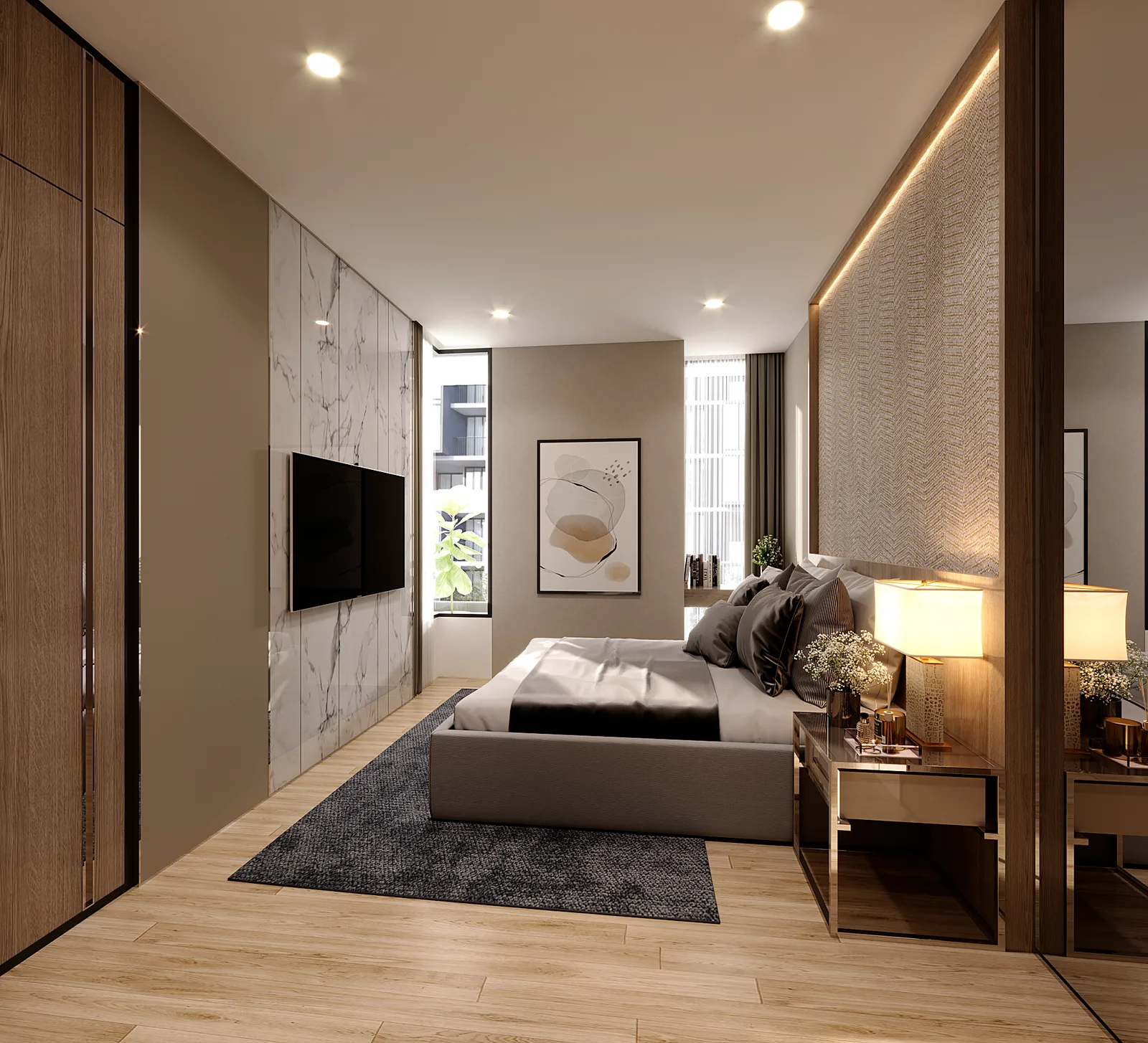 1-bedroom condo, 38 sqm