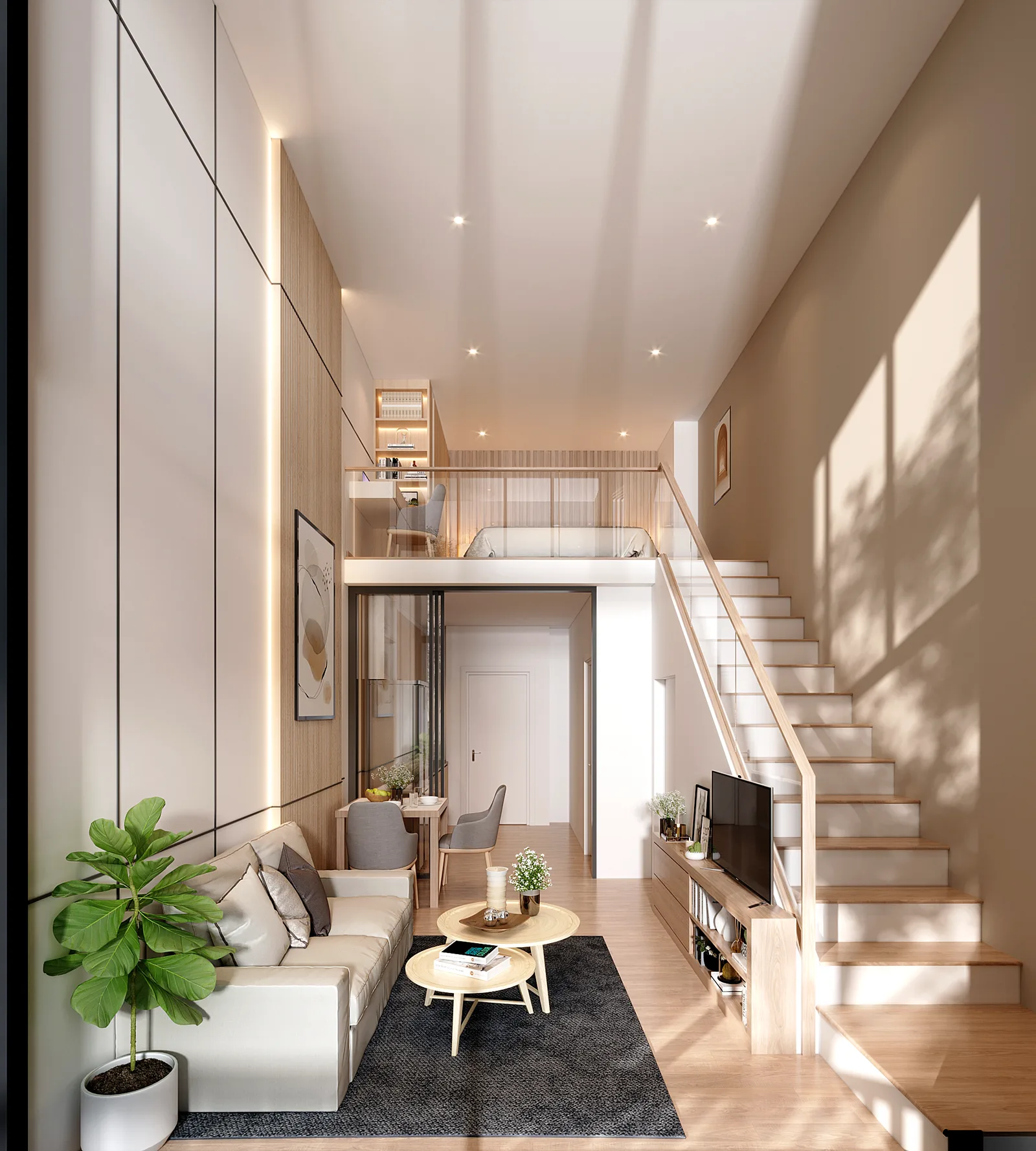 2-bedroom condo, 74 sqm