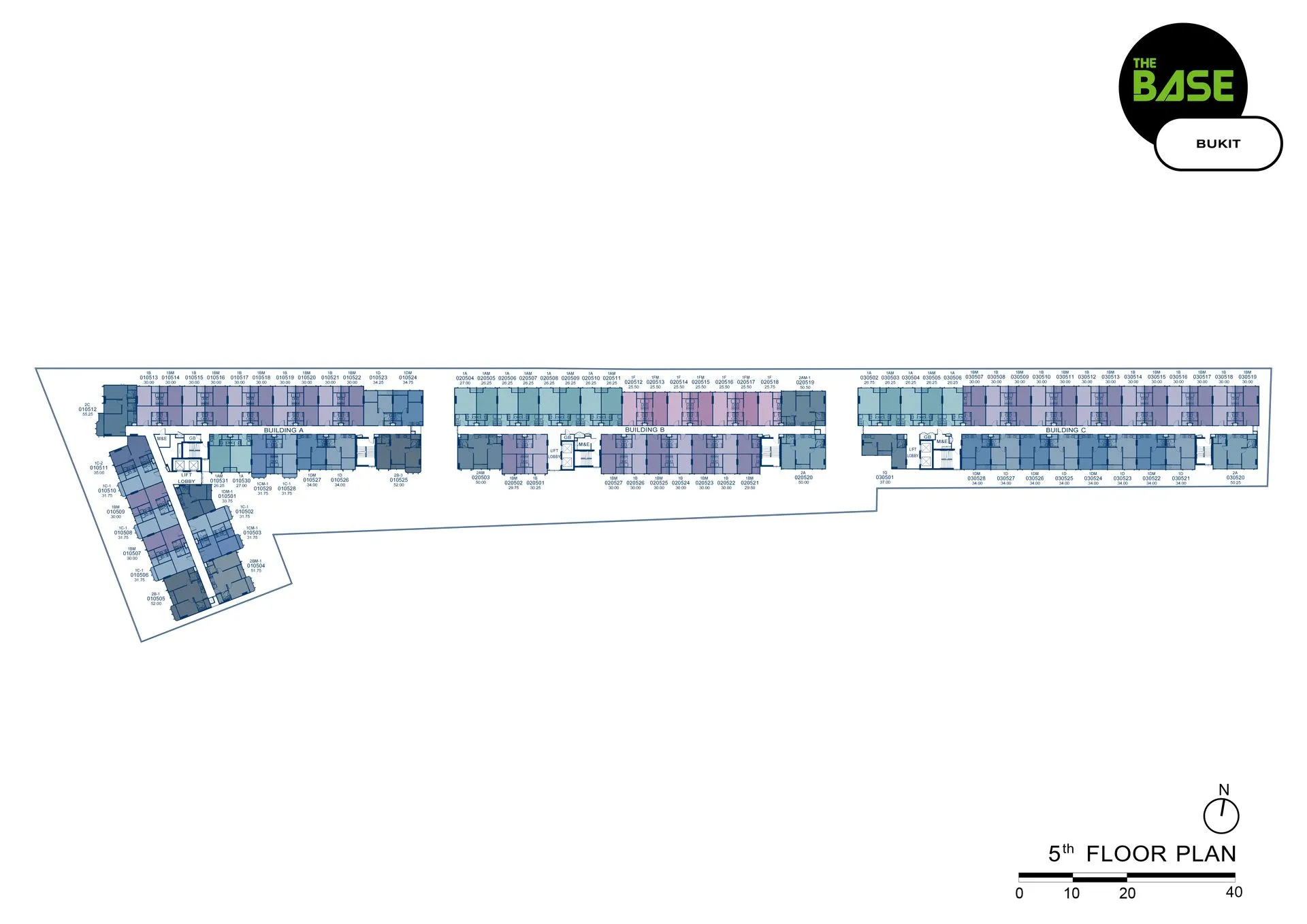 1-bedroom condo, 26 sqm