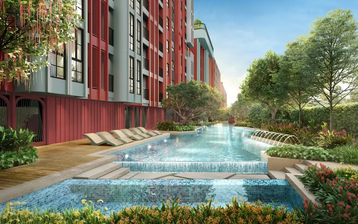 1-bedroom condo, 26 sqm