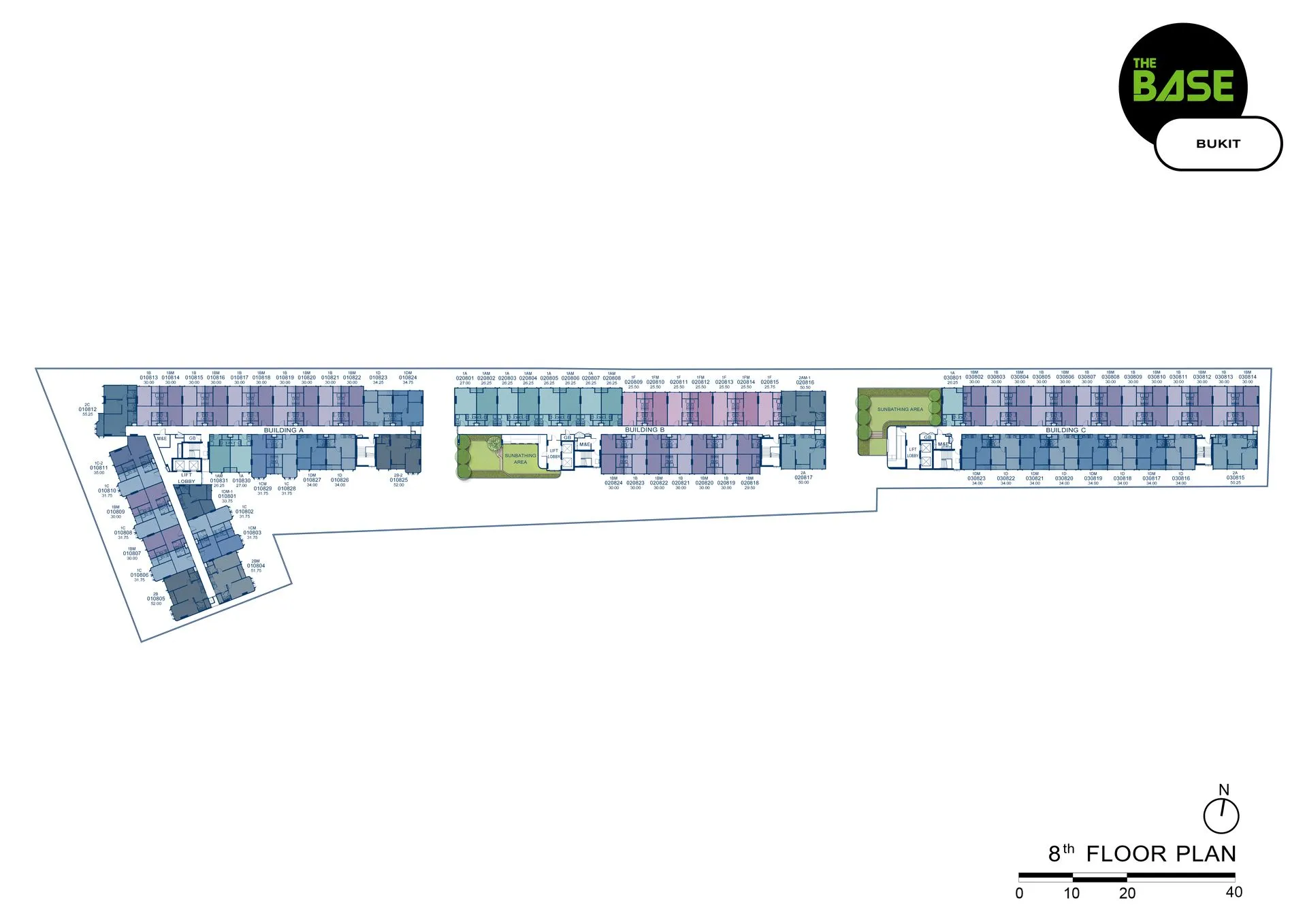 1-bedroom condo, 26 sqm
