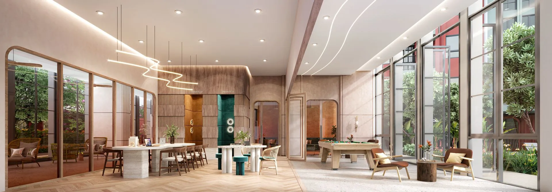 2-bedroom condo, 52 sqm