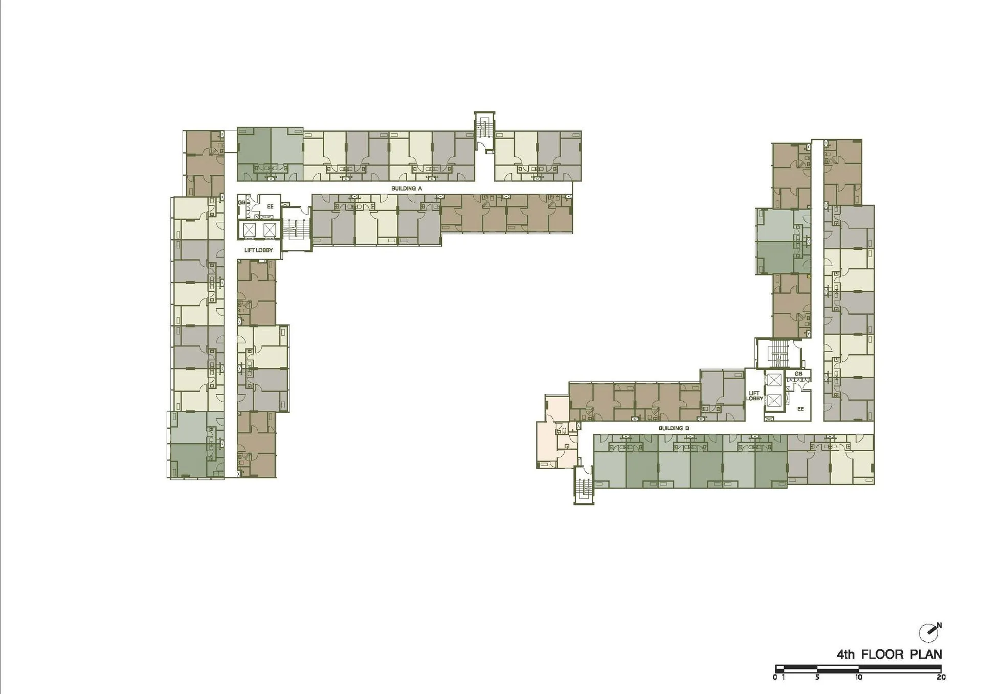 1-bedroom condo, 25 sqm
