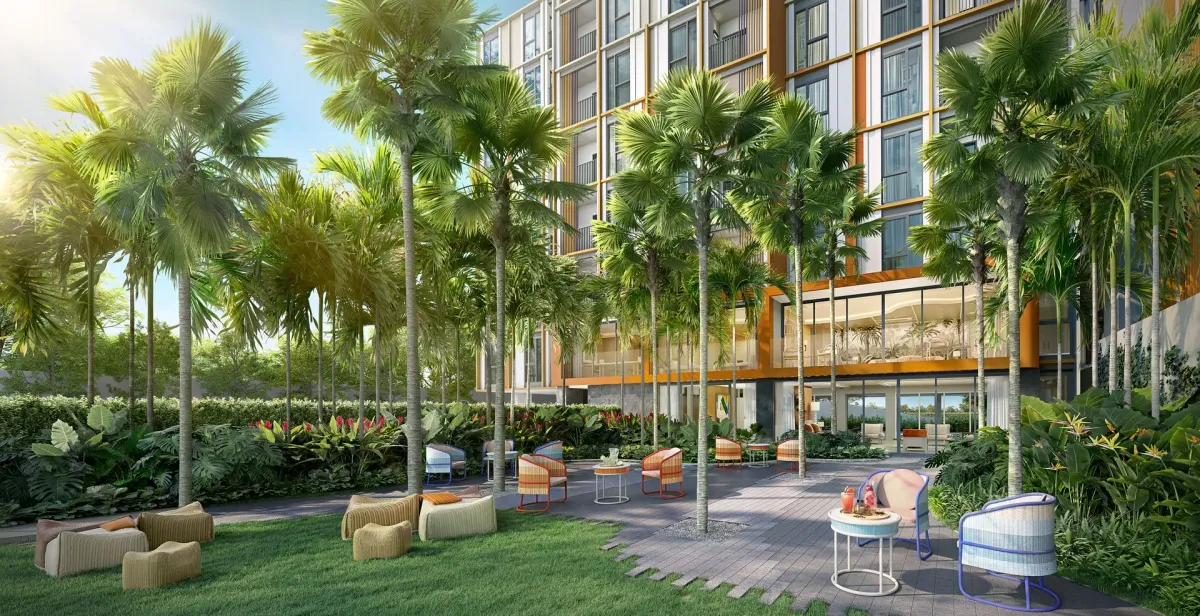 1-bedroom condo, 25 sqm