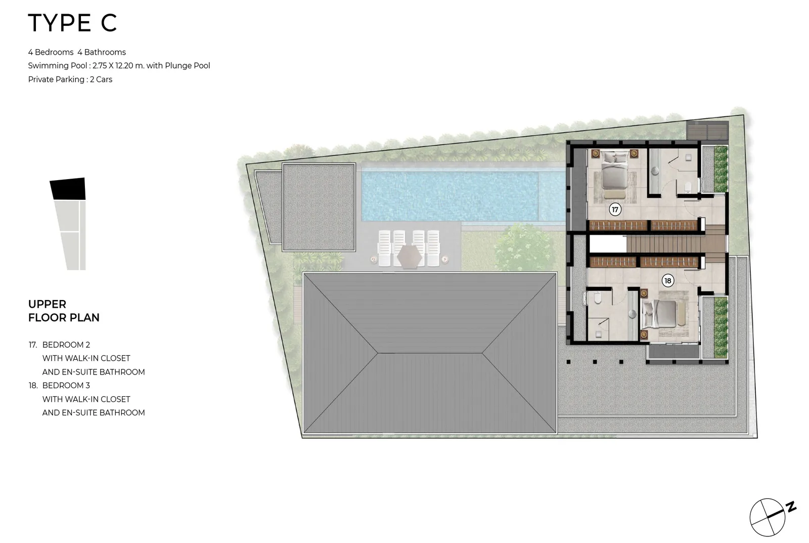4-bedroom villa, 419 sqm
