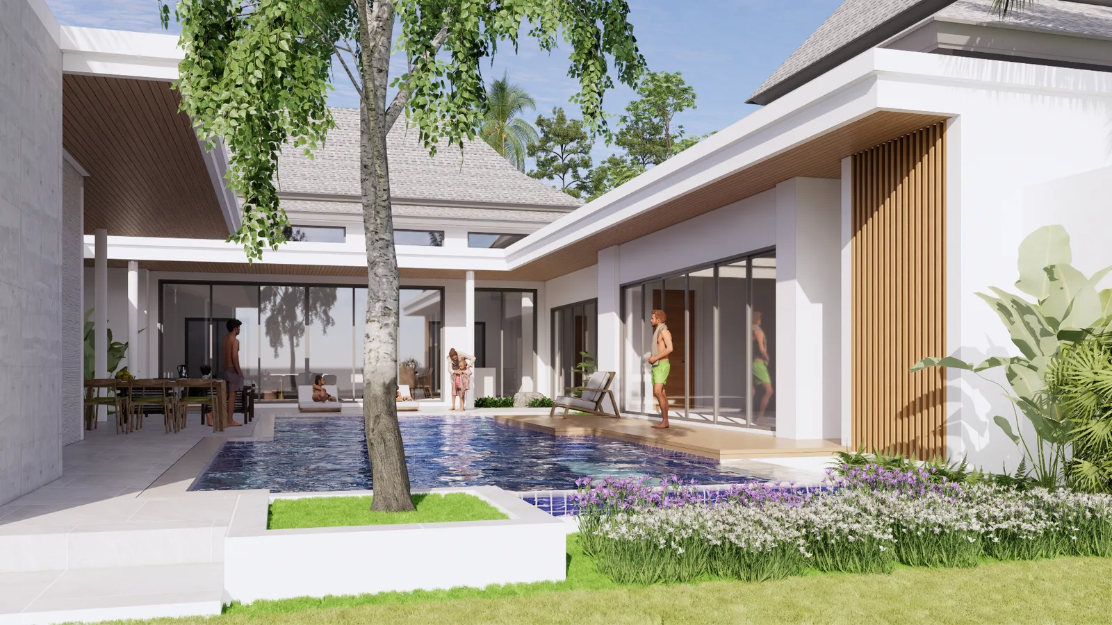4-bedroom villa, 432 sqm