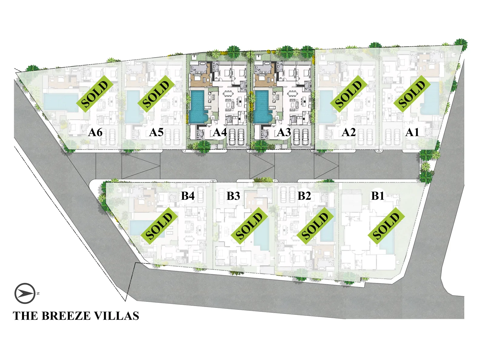 4-bedroom villa, 432 sqm