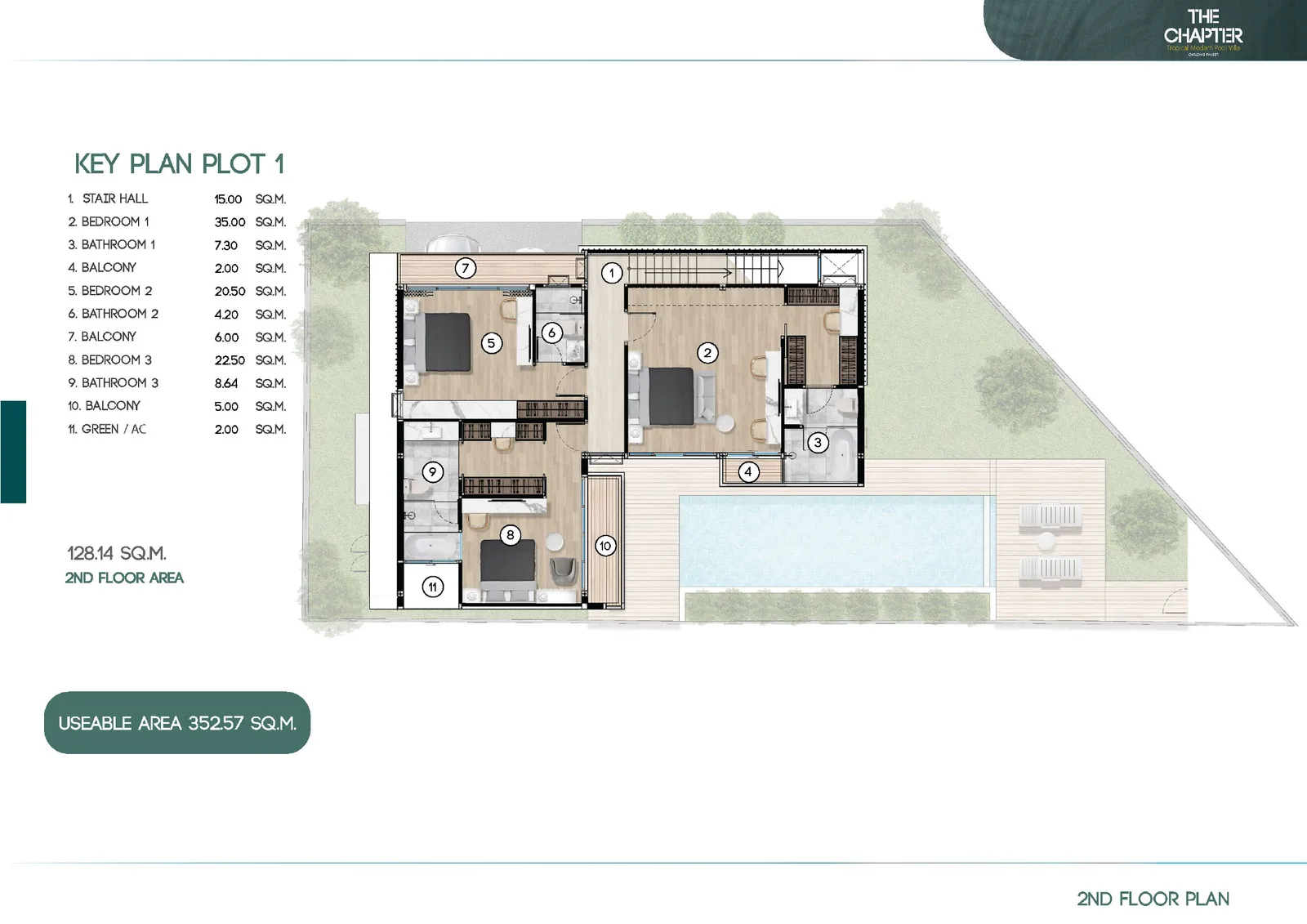 4-bedroom villa, 341 sqm