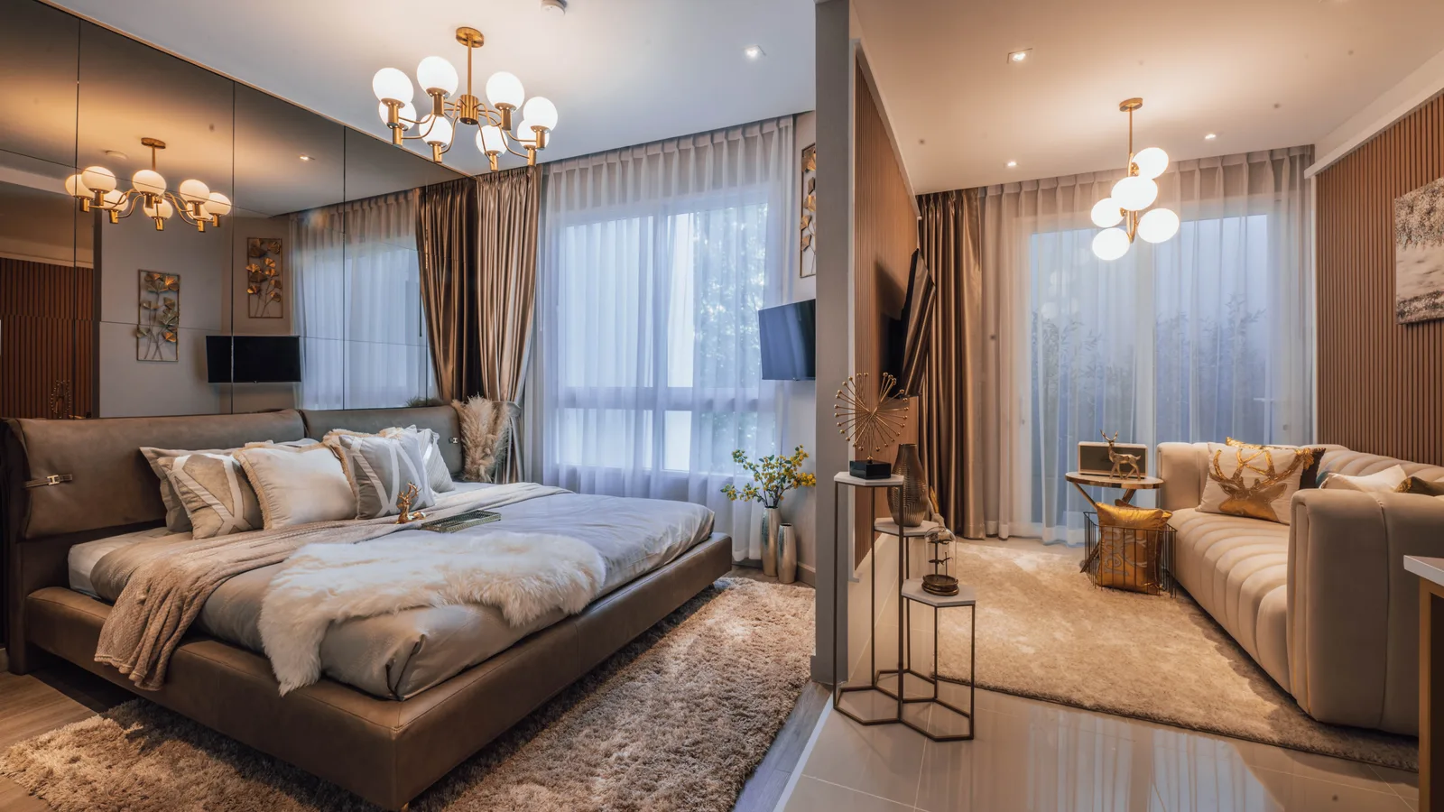 1-bedroom condo, 37 sqm