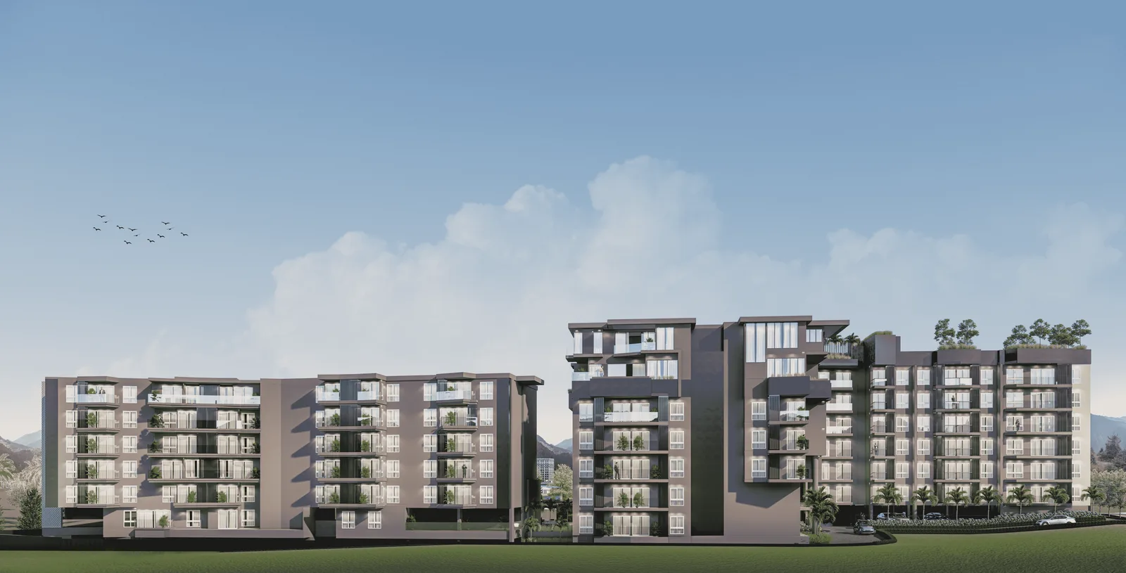 2-bedroom condo, 50 sqm