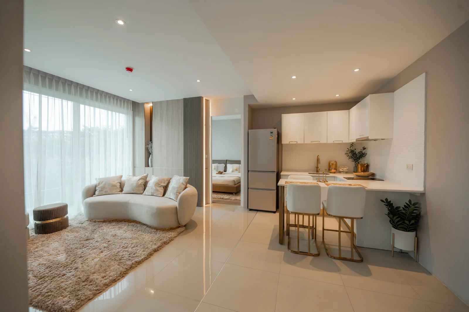 3-bedroom condo, 75 sqm