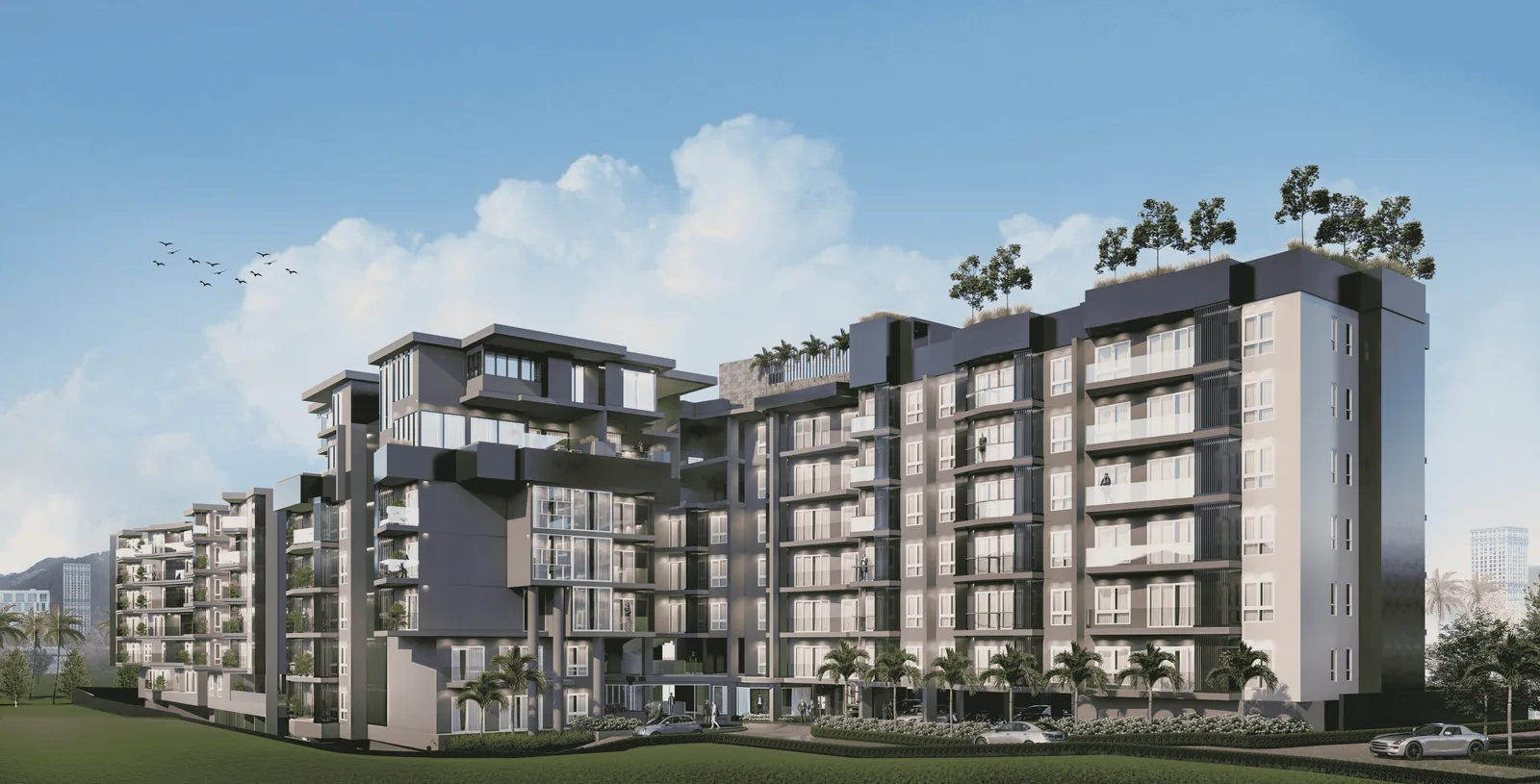 3-bedroom condo, 75 sqm