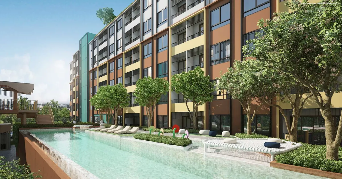1-bedroom condo, 35 sqm