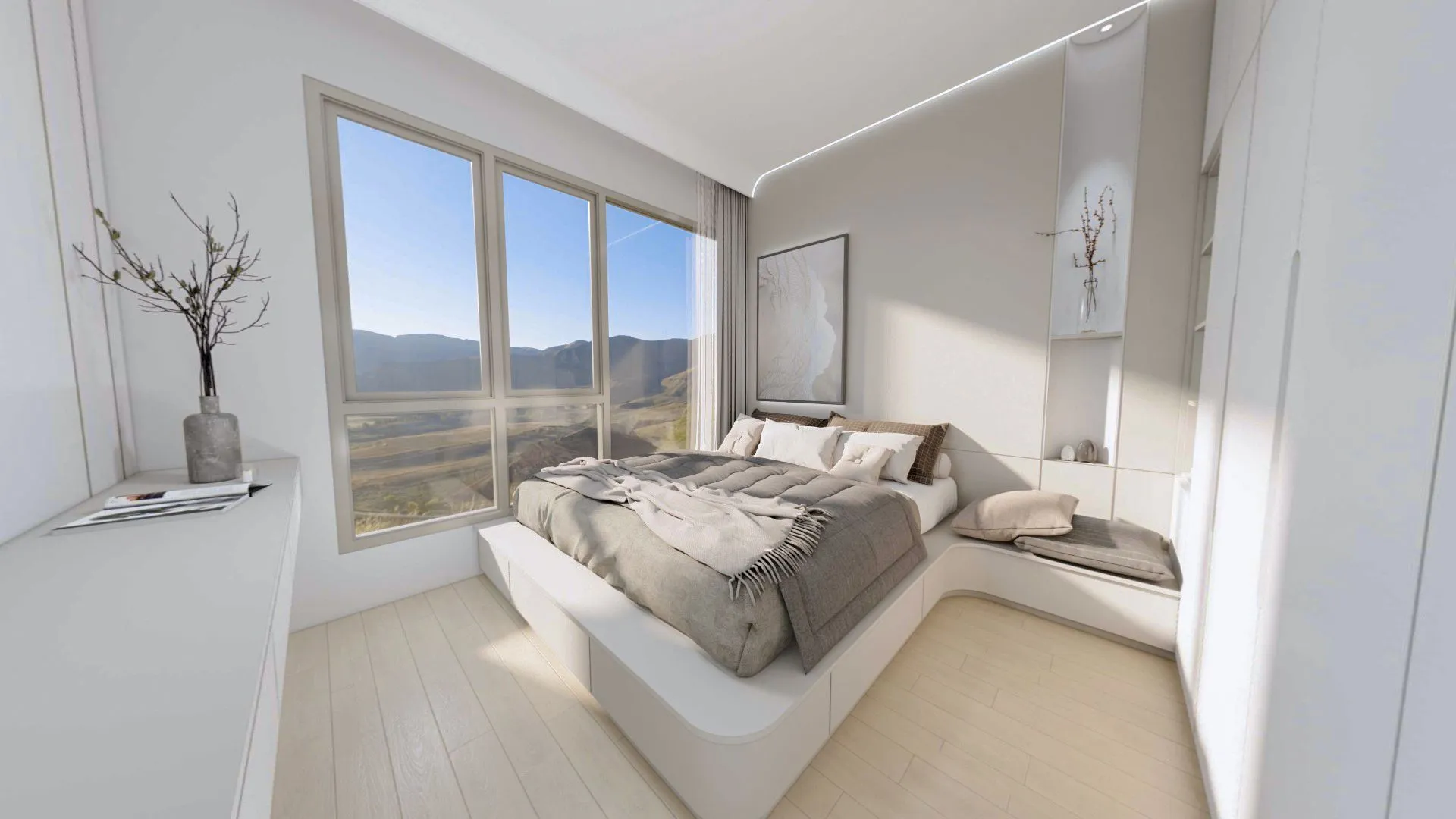 1-bedroom condo, 30 sqm