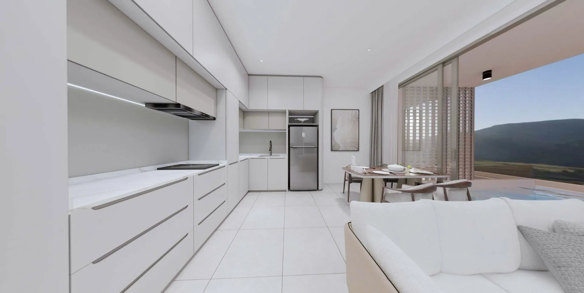 1-bedroom condo, 30 sqm