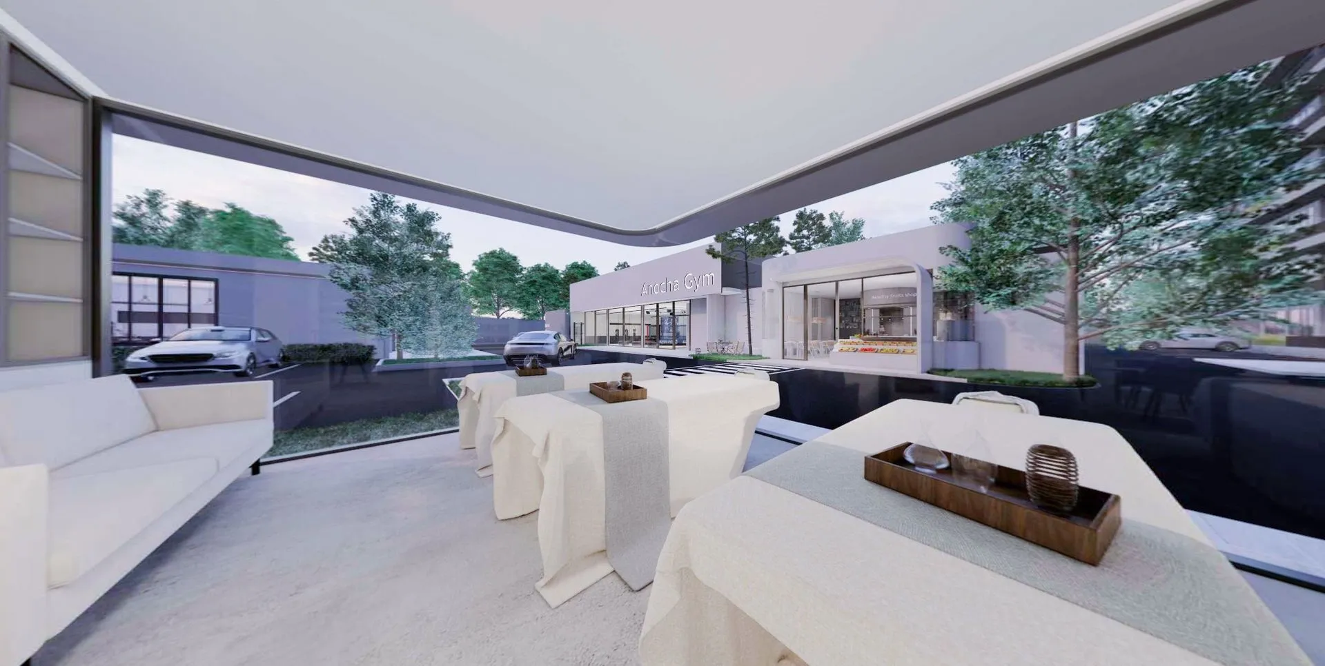 1-bedroom condo, 30 sqm