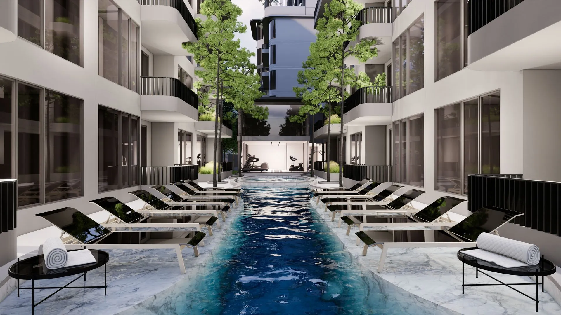 2-bedroom condo, 49 sqm