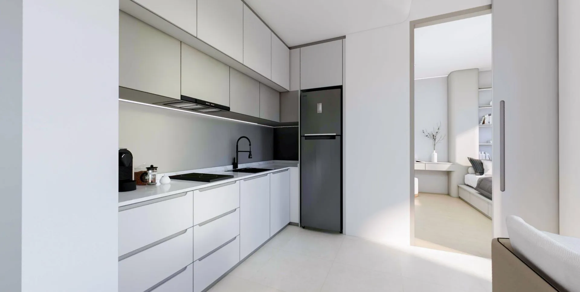 2-bedroom condo, 49 sqm