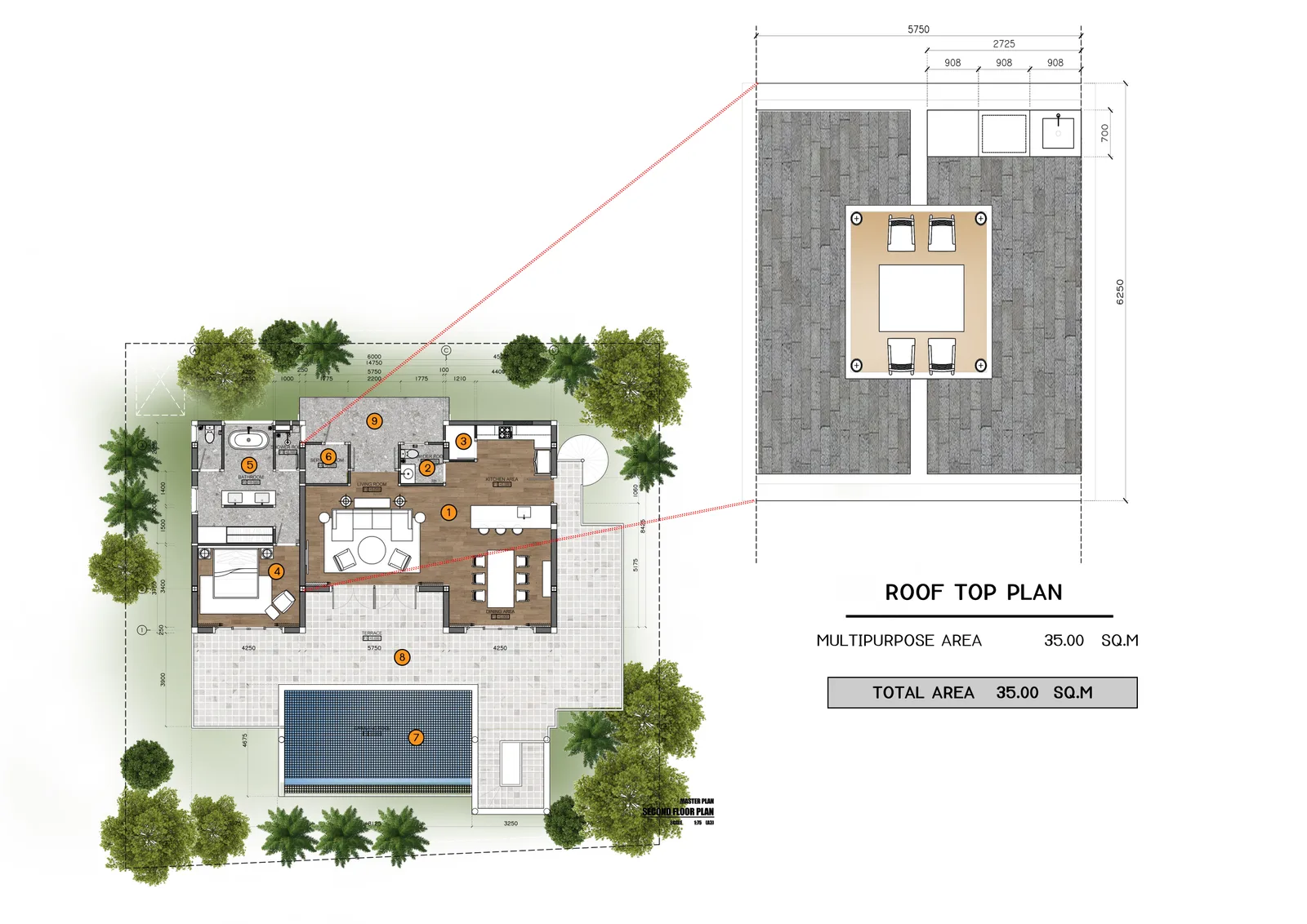 4-bedroom villa, 471 sqm