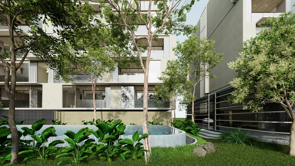 1-bedroom condo, 69 sqm