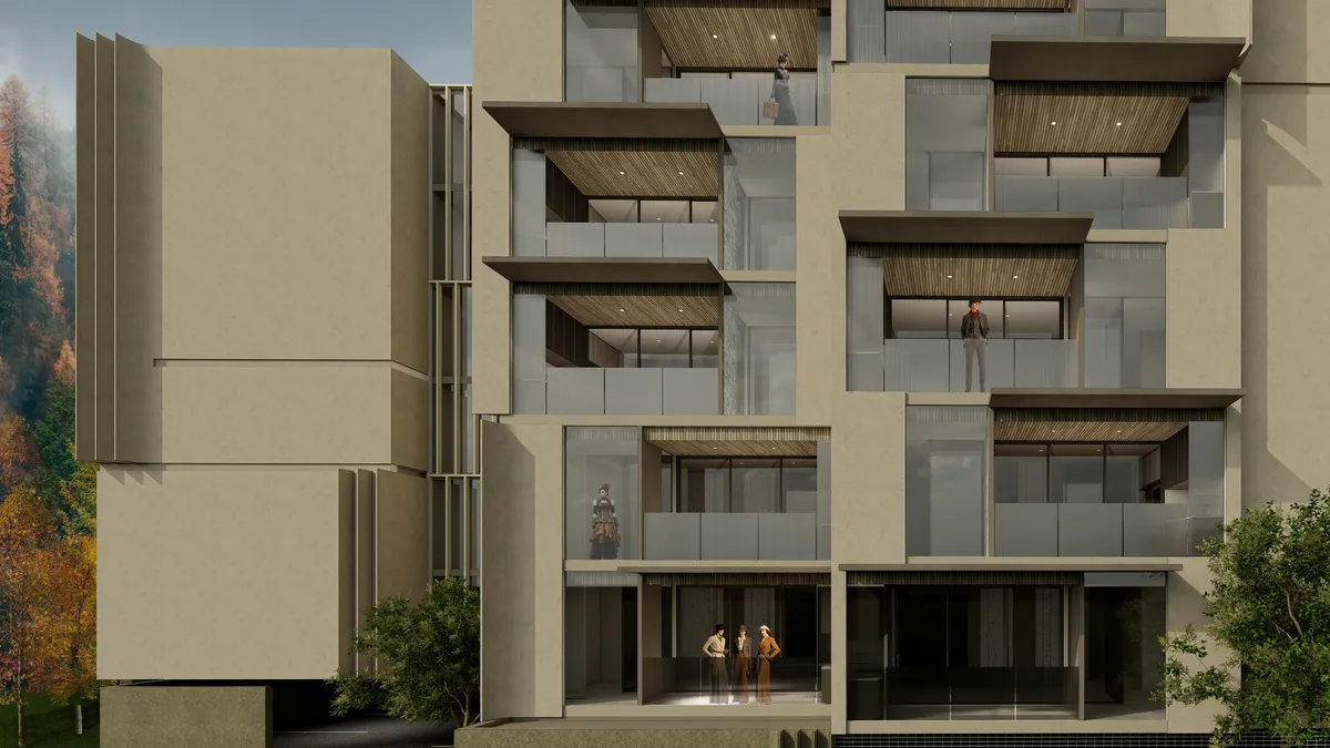 1-bedroom condo, 69 sqm