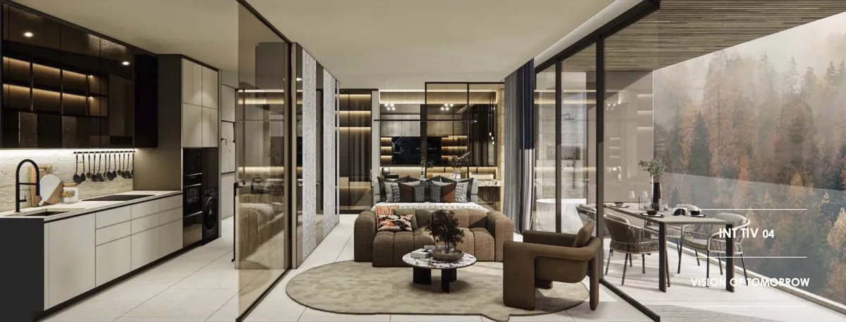 1-bedroom condo, 69 sqm