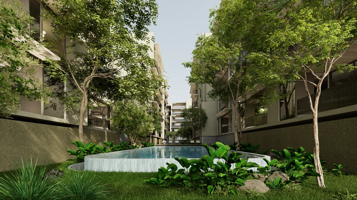 1-bedroom condo, 63 sqm