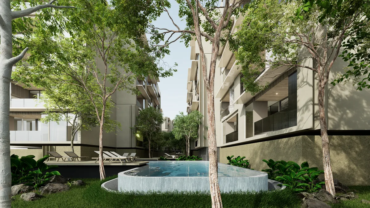 1-bedroom condo, 63 sqm