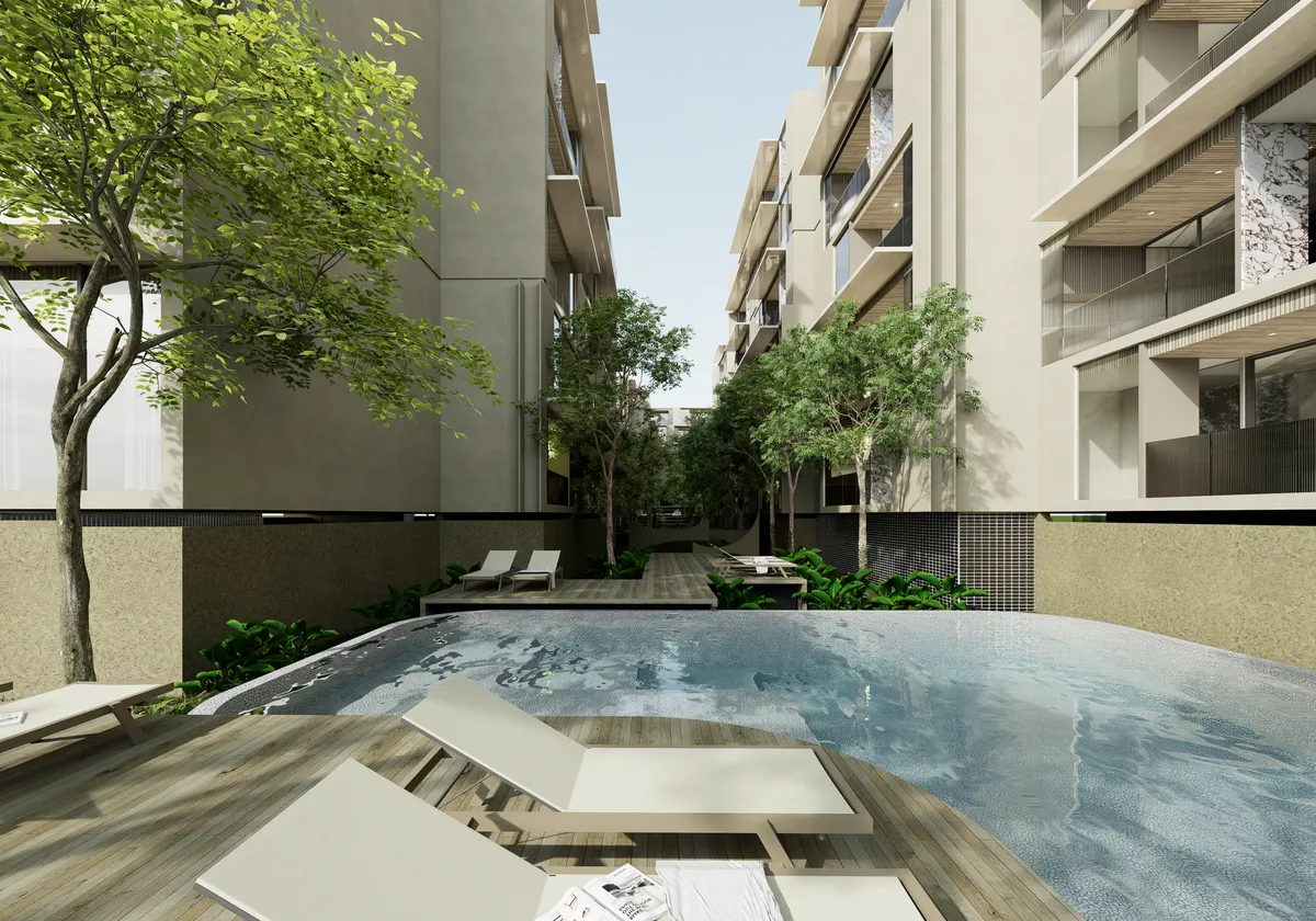2-bedroom condo, 96 sqm