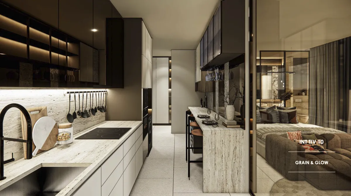 1-bedroom condo, 71 sqm