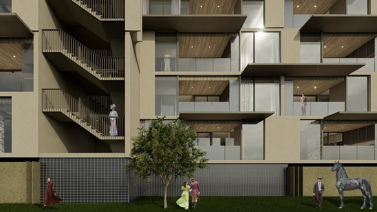 1-bedroom penthouse, 109 sqm