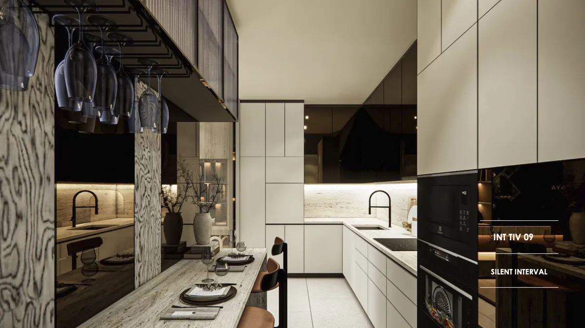 1-bedroom penthouse, 109 sqm
