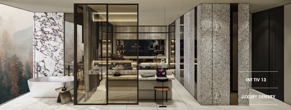 1-bedroom penthouse, 107 sqm